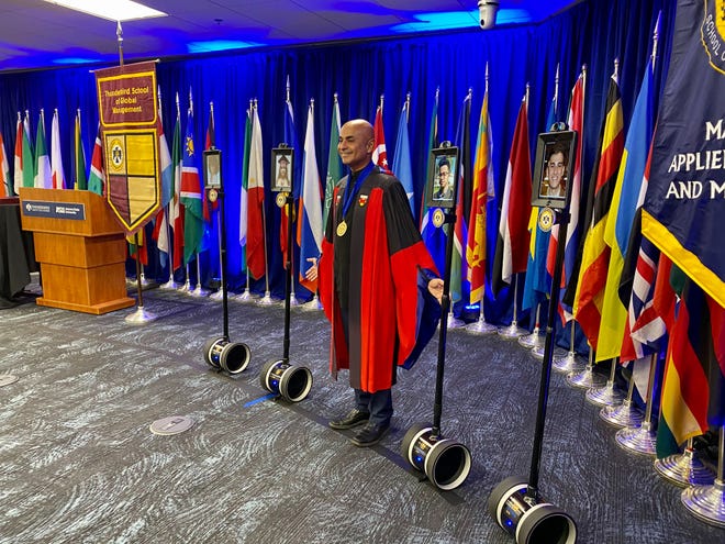 rOBOTS ATTENDING GRADUATION IN Arizona