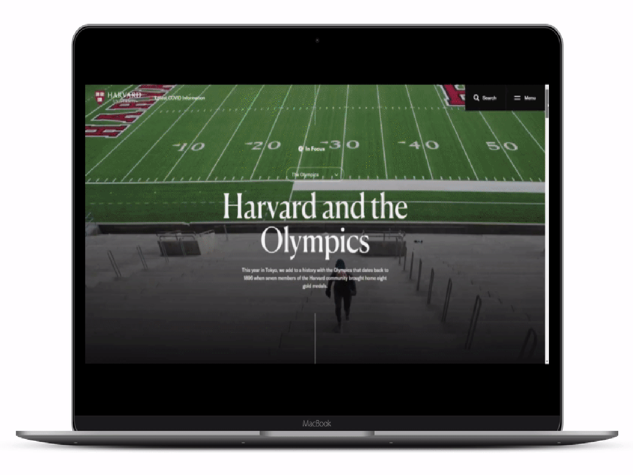 Harvard University Olympics Microsite