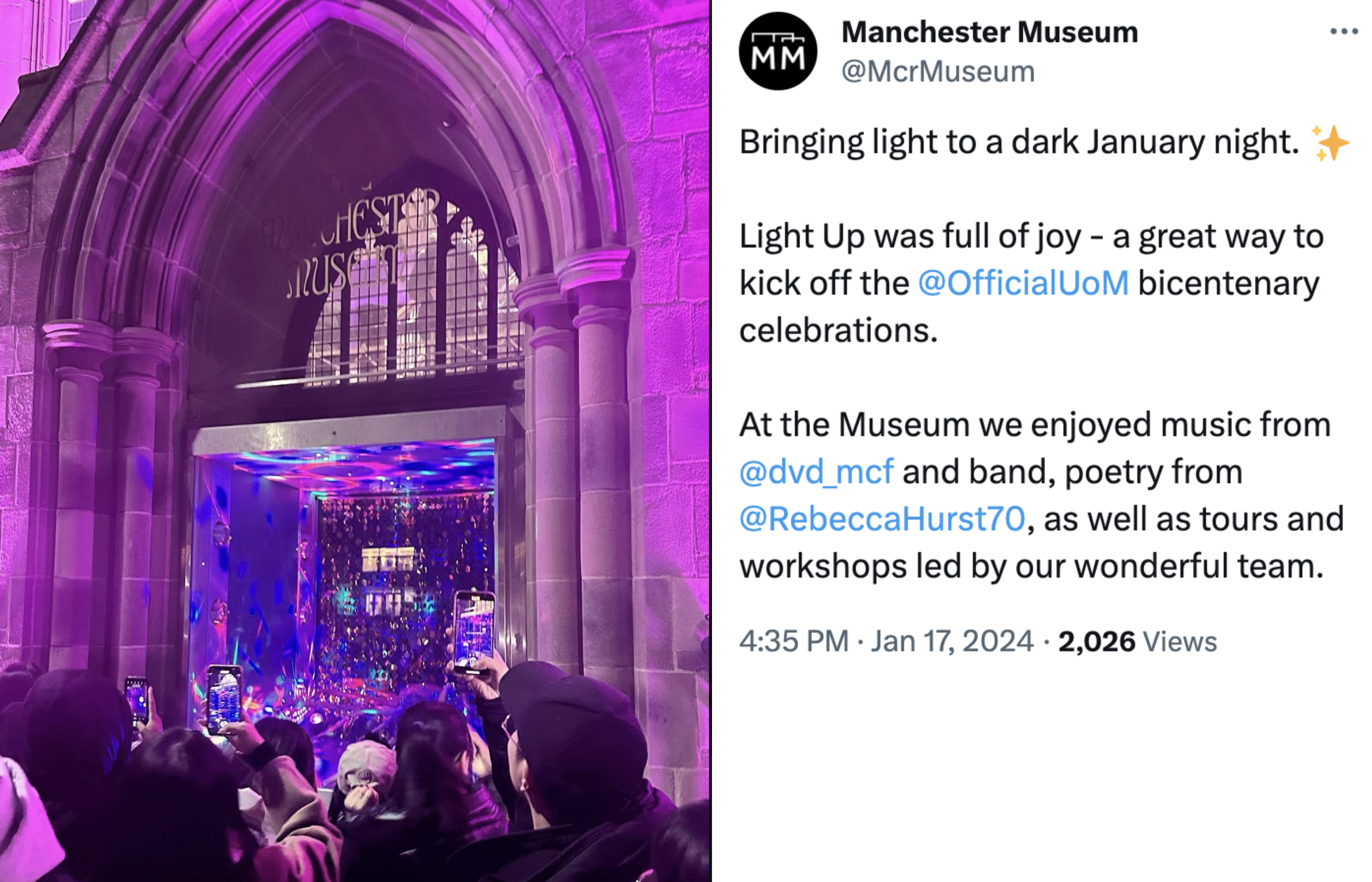 Manchester Museum celebrates Manchester Uni bicentenary