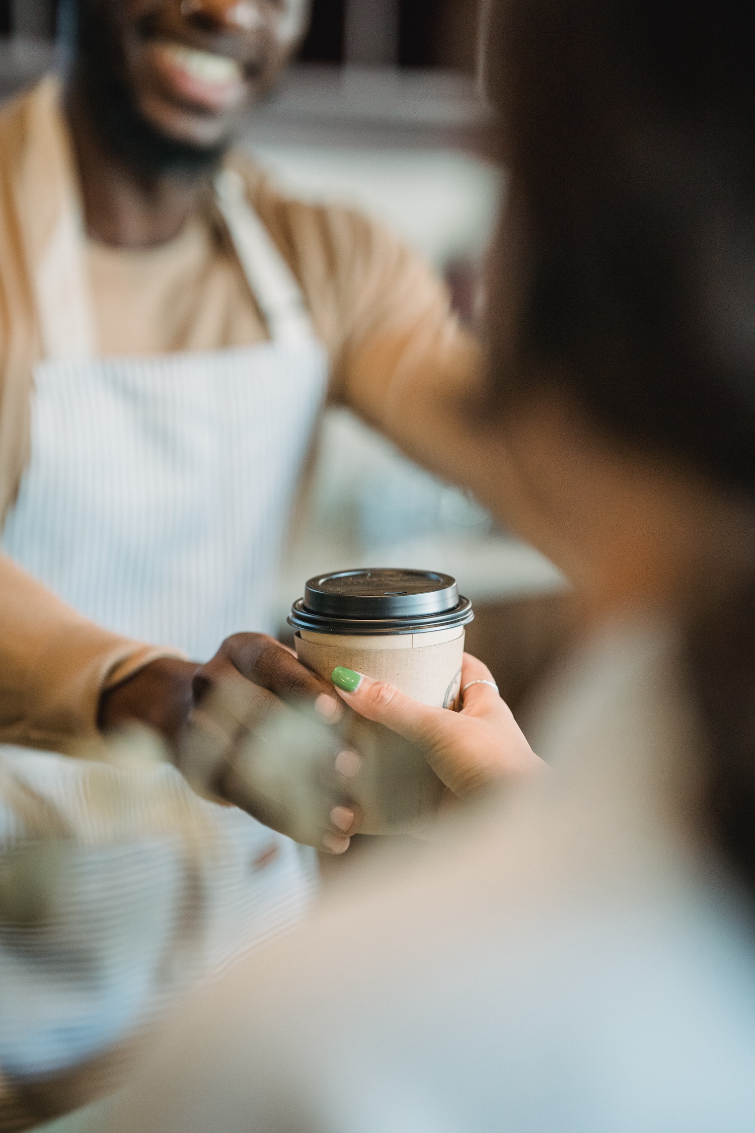 chat with people over coffee at higher ed conferences