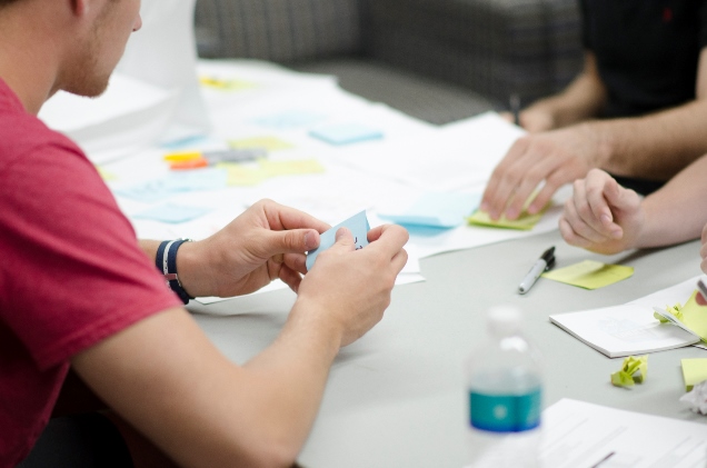 Image of people working together