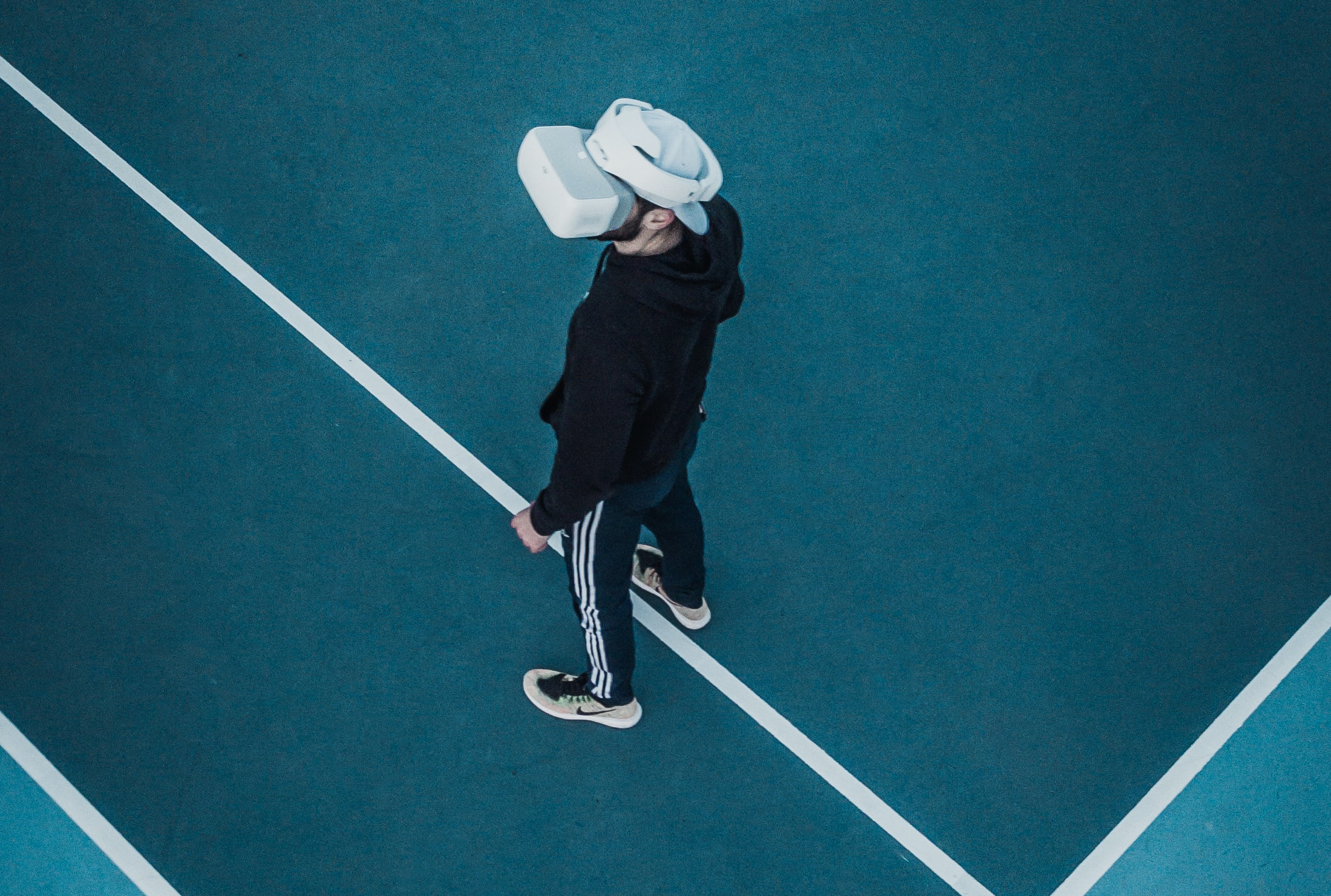 Photo of person with VR Gear