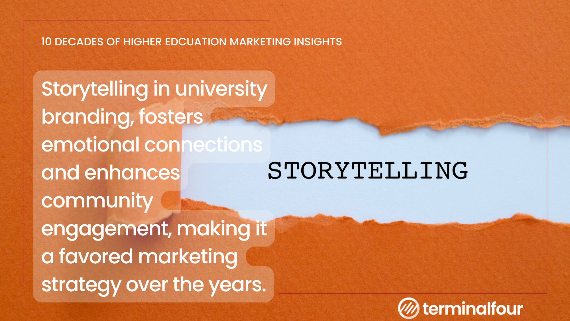 storytelling higher education marketing